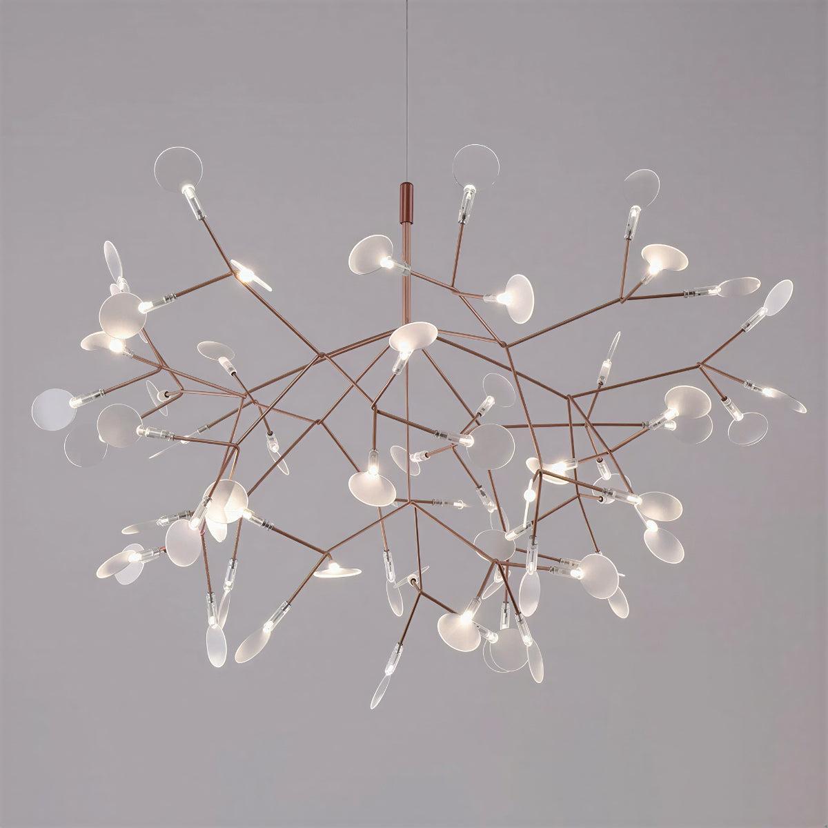Modern Heracleum Branching Chandelier Light Fixture