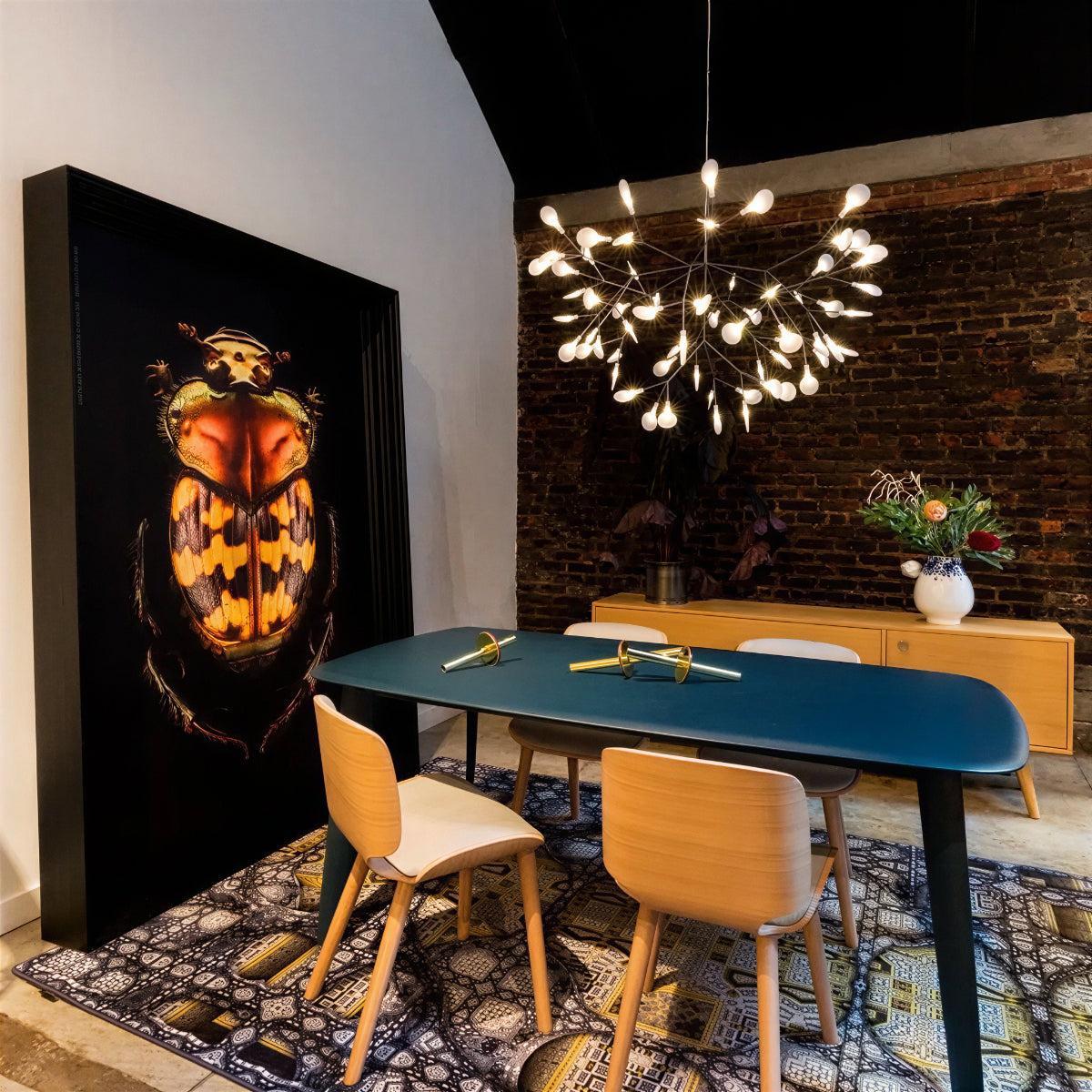 Modern Heracleum Branching Chandelier Light Fixture