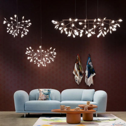 Modern Heracleum Branching Chandelier Light Fixture