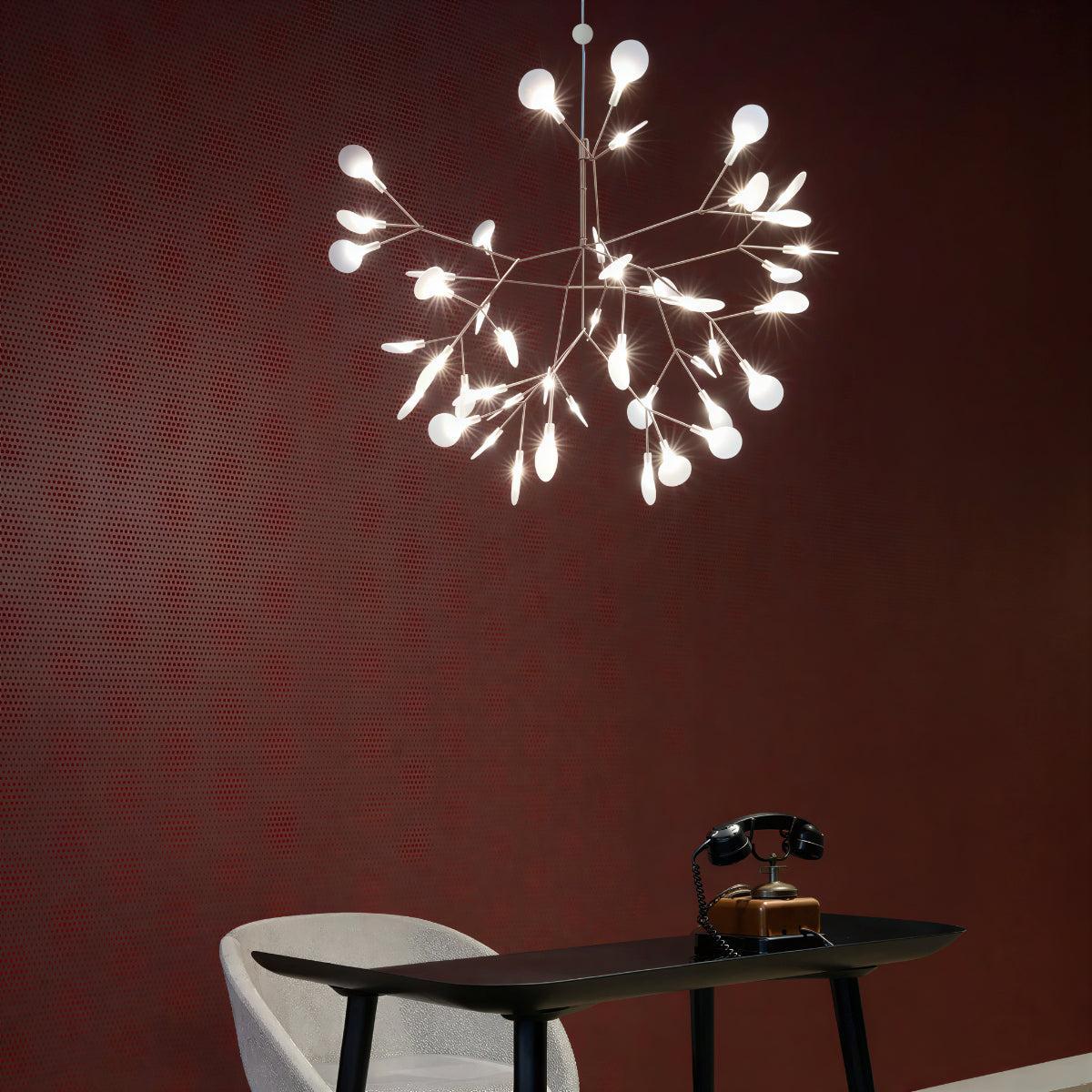 Modern Heracleum Branching Chandelier Light Fixture