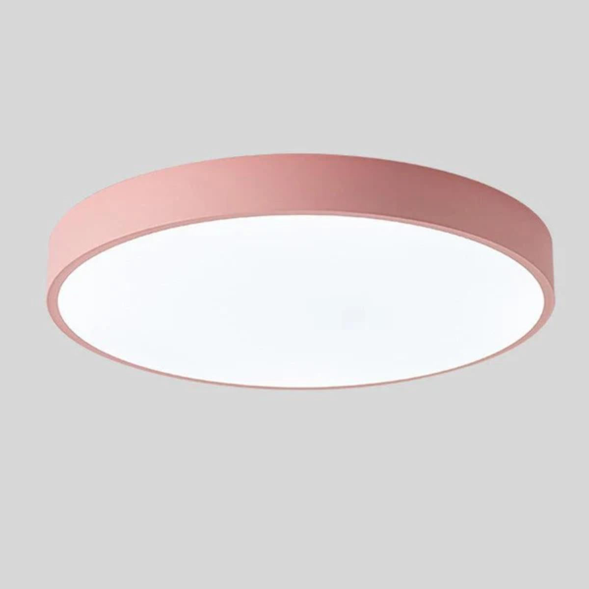 Modern Minimalist Circular Flush Mount Ceiling Lighting Fixture