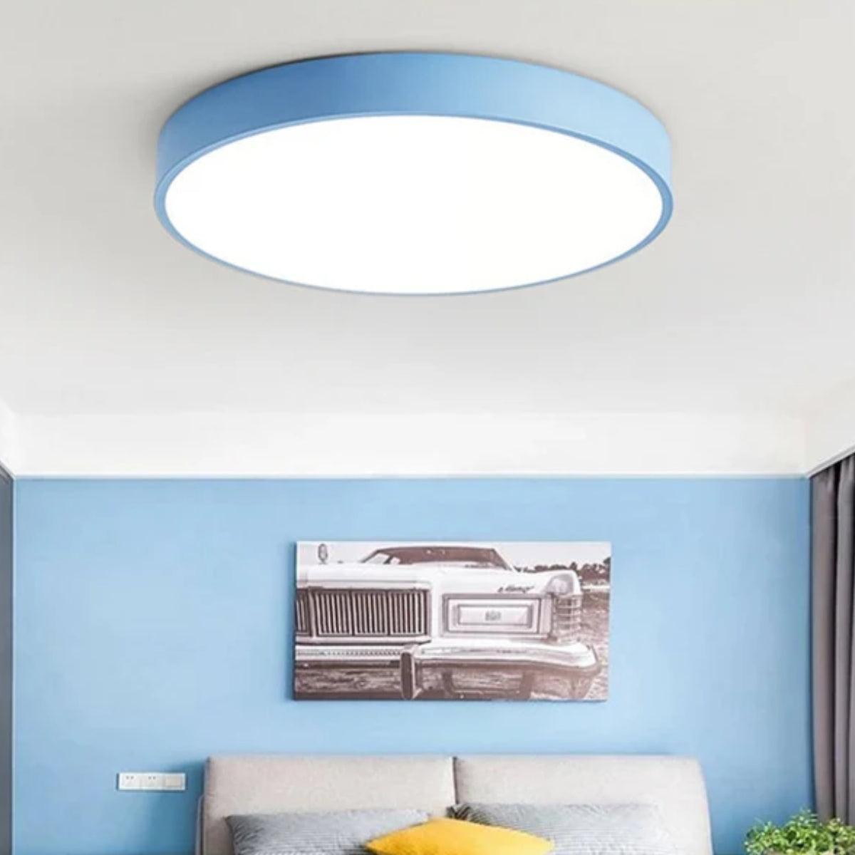 Modern Minimalist Circular Flush Mount Ceiling Lighting Fixture