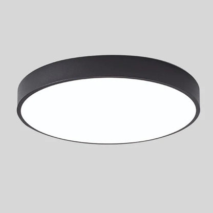 Modern Minimalist Circular Flush Mount Ceiling Lighting Fixture