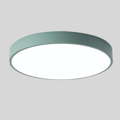 Modern Minimalist Circular Flush Mount Ceiling Lighting Fixture