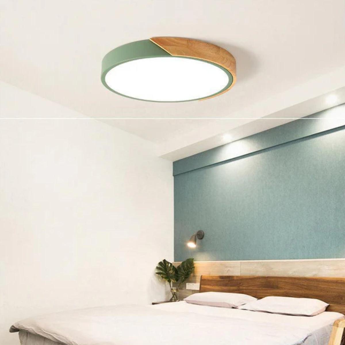 Modern Minimalist Circular Flush Mount Ceiling Lighting Fixture