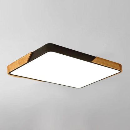 Modern Minimalist Square Flushmount Ceiling Lighting Fixture