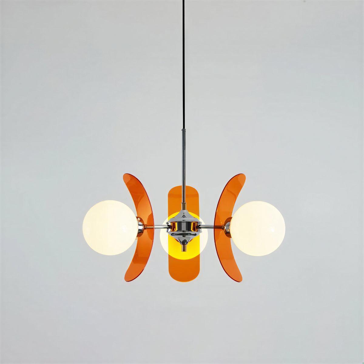 Modern Sputnik Chandelier Light With Glass Globe Shades