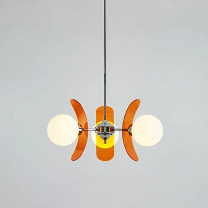 Modern Sputnik Chandelier Light With Glass Globe Shades