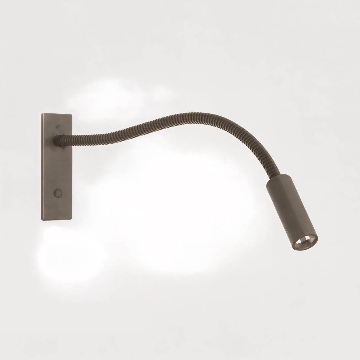 Modern Wall Sconce Lighting Fixture With Flexible Gooseneck For Reading
