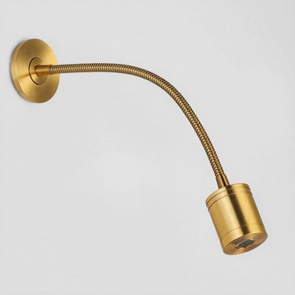 Modern Wall Sconce Lighting Fixture With Flexible Gooseneck For Reading