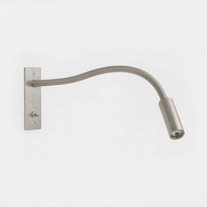 Modern Wall Sconce Lighting Fixture With Flexible Gooseneck For Reading