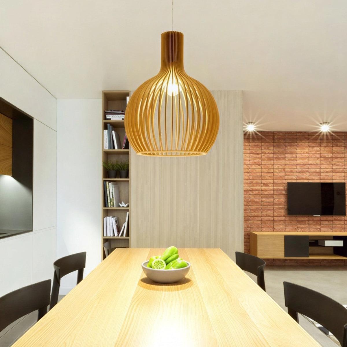 Open Cage Pendant Light Fixture