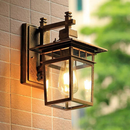 Outdoor Deco Wall Lantern for Porch and House Exterior