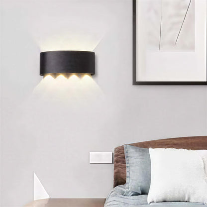Outdoor Wall Light Sconce With Curve Style