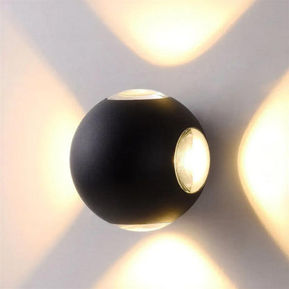 Outdoor Wall Sconce Light With Multi Beam Design