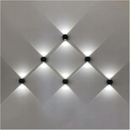 Outdoor Wall Sconce Light With Multi Beam Design