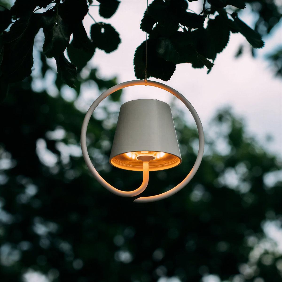Pendant Light With Halo Ring And Touch-Dimming