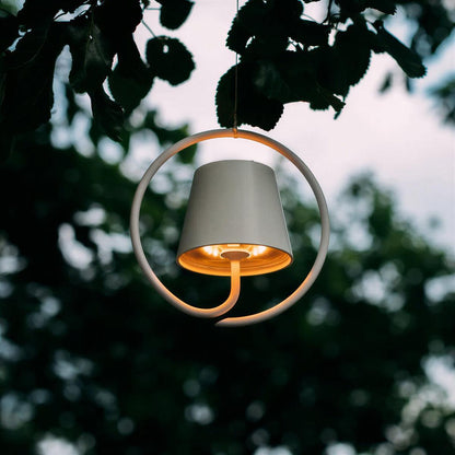 Pendant Light With Halo Ring And Touch-Dimming