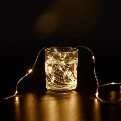 Retractable String LED Lights With Battery Operated Portable Design