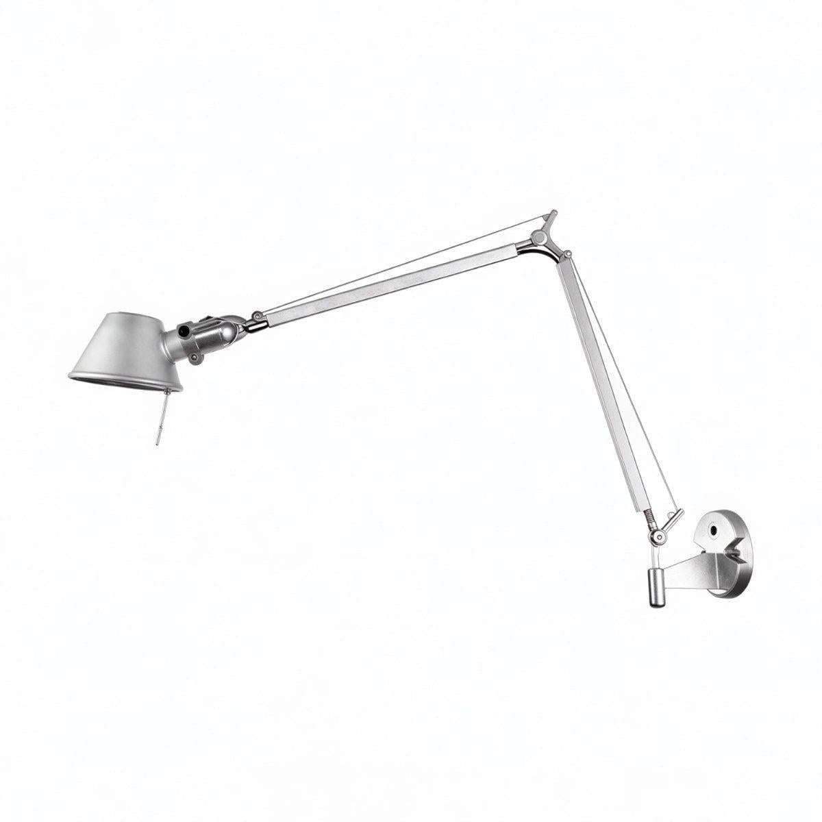 Swing Arm Sconce Wall Light With Long Adjustable Swiveling Arm