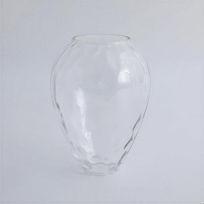 Wood Glass Teardrop Pendant Ceiling Light