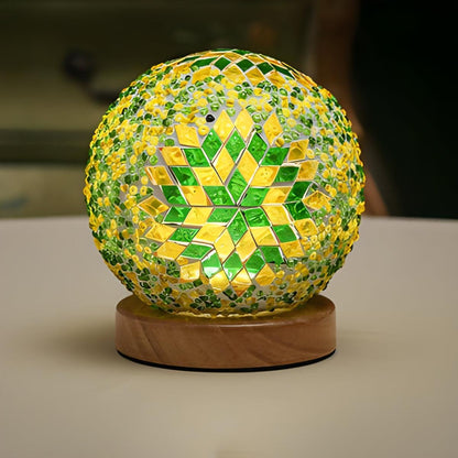 Turkish Style Lamp With Mosaic Boho Design