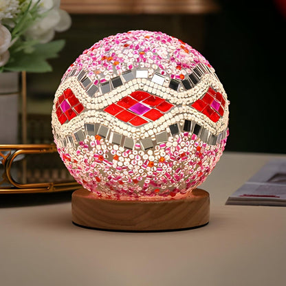 Turkish Style Lamp With Mosaic Boho Design