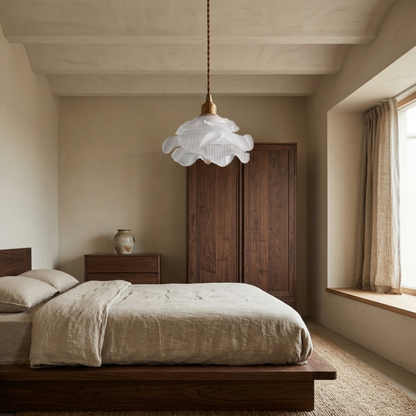 White Flower LED Pendant Ceiling Light
