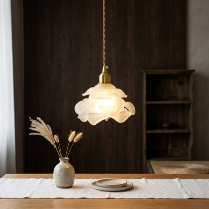 White Flower LED Pendant Ceiling Light