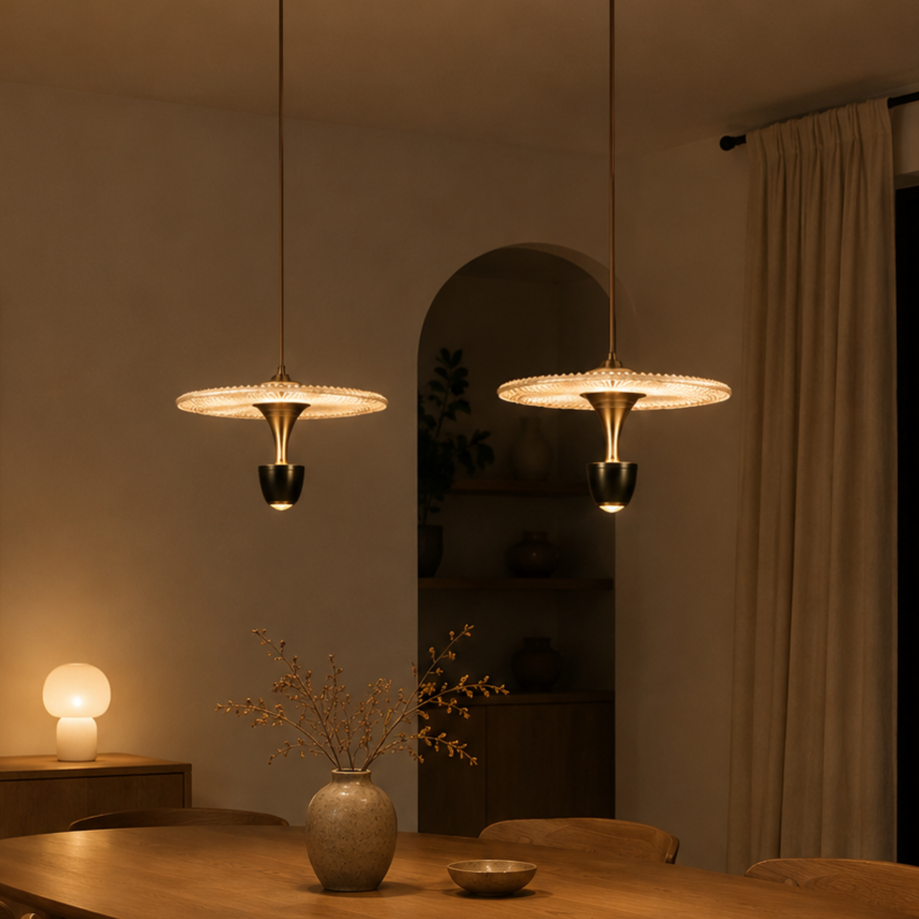 Acrylic LED Dining Table Pendant Light