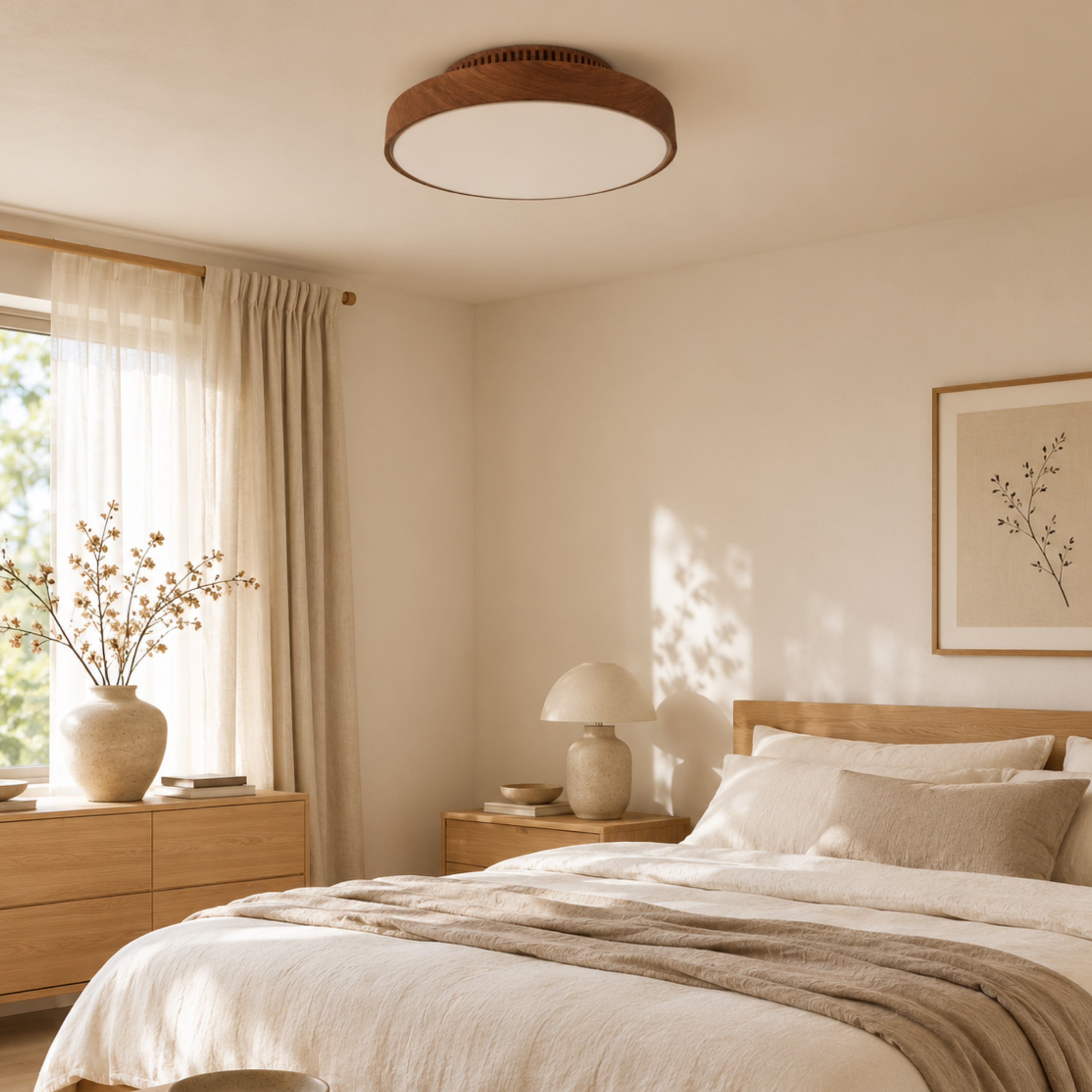 Invisible Bladeless LED Ceiling Fan Light