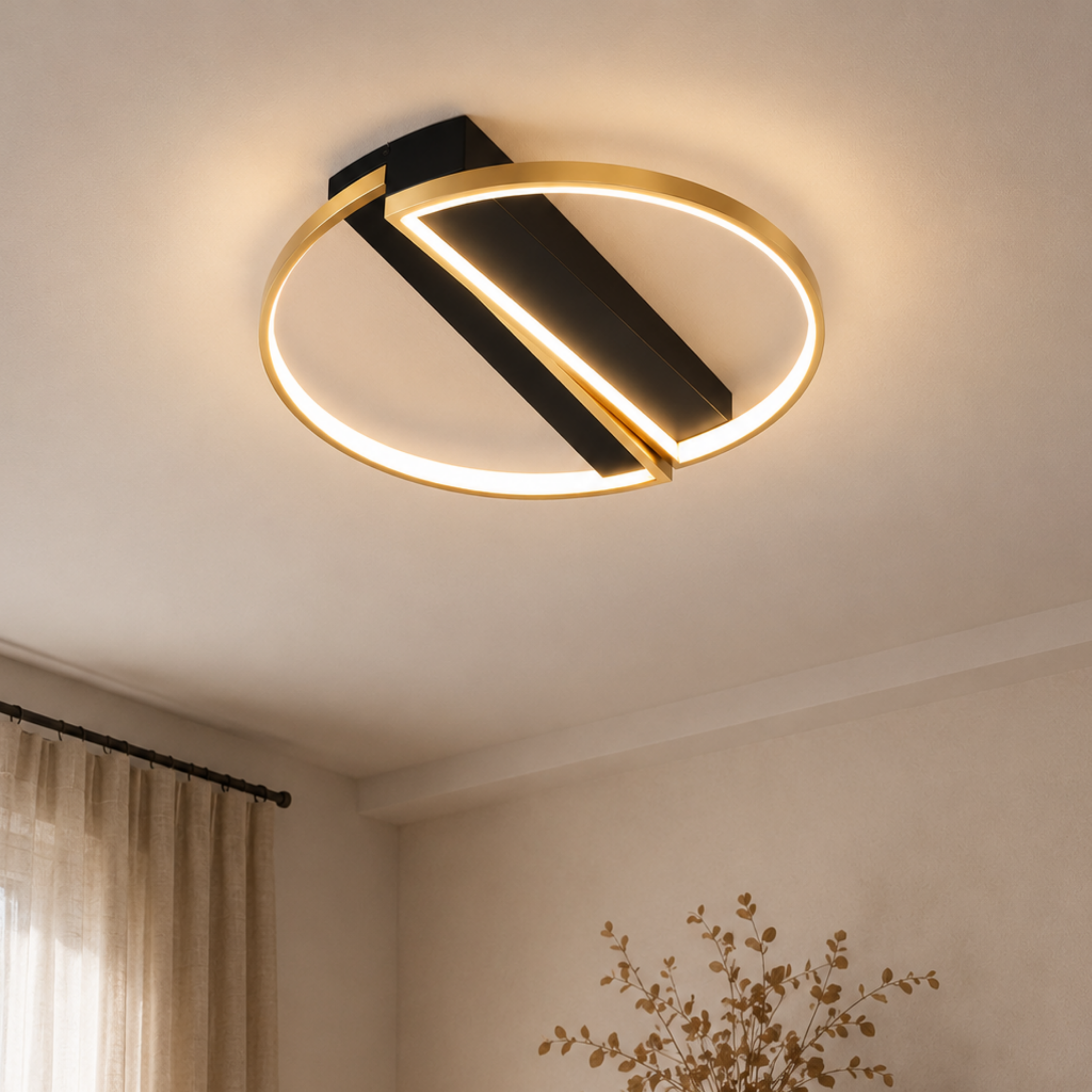Modern Geometric LED Ceiling Light