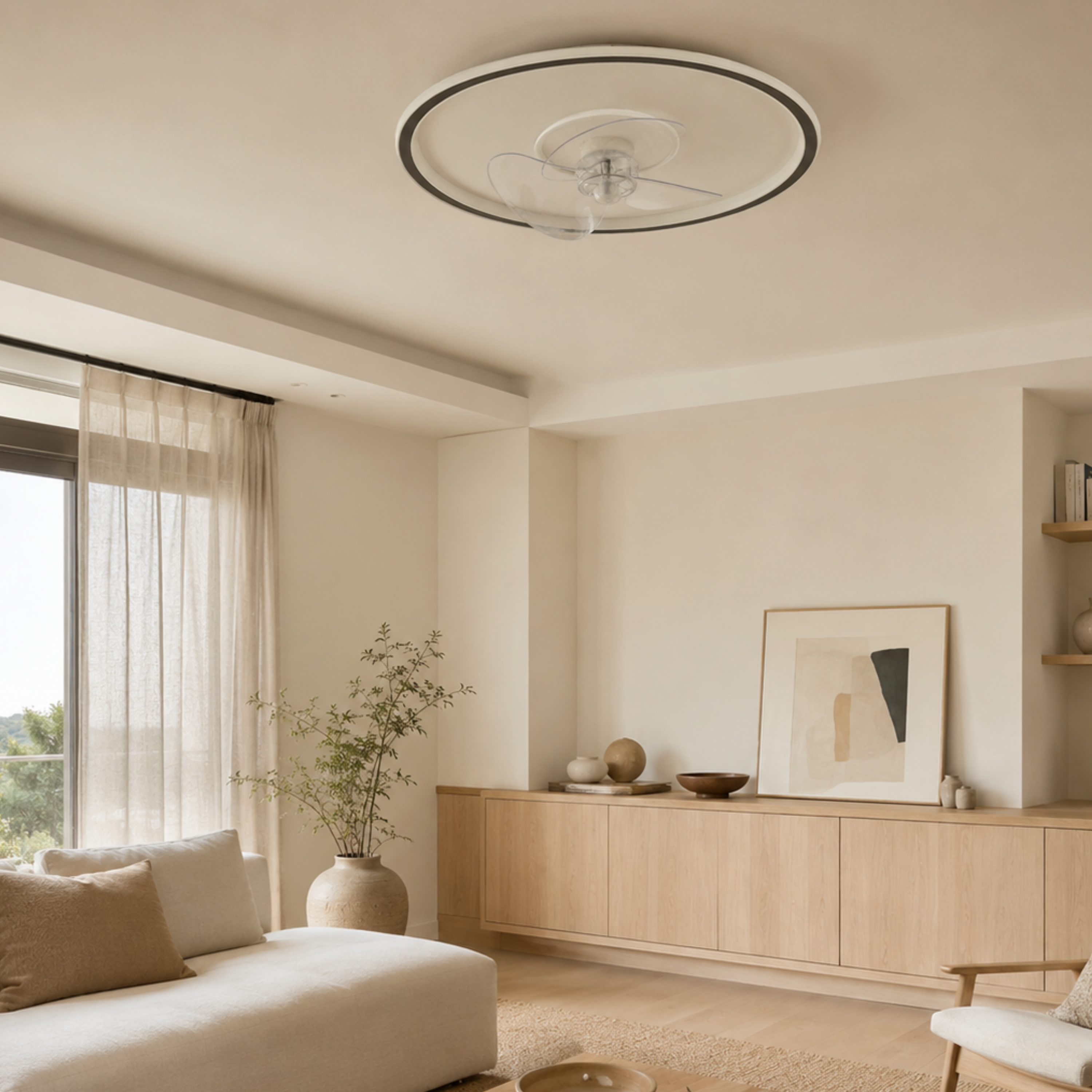 LED Fan Ceiling Light with Remote Control