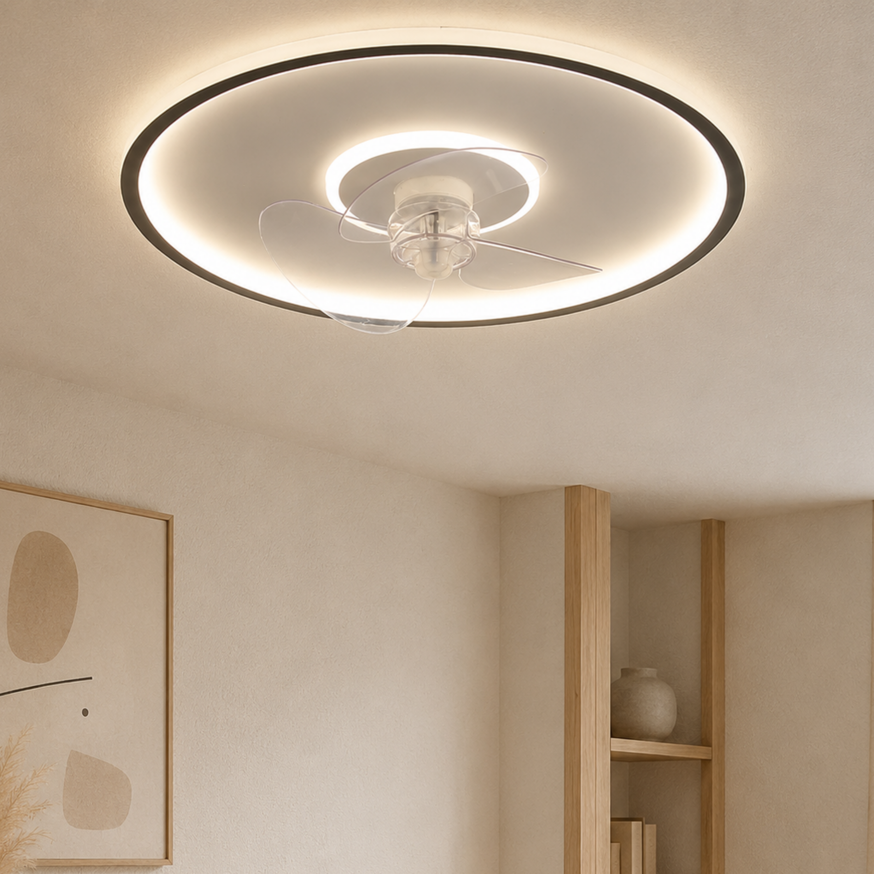 LED Fan Ceiling Light with Remote Control