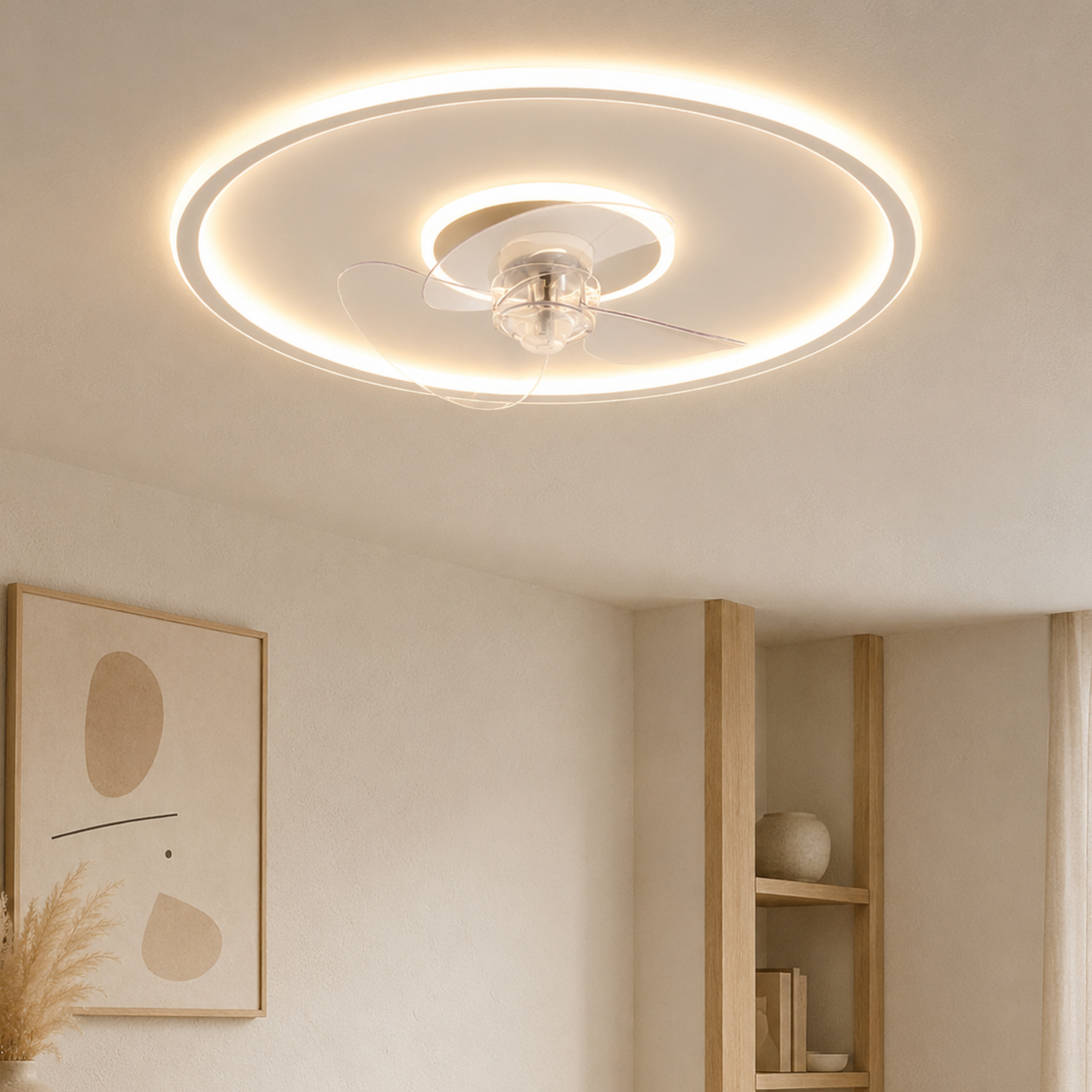 LED Fan Ceiling Light with Remote Control