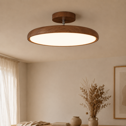 Round Retro LED Vintage Ceiling Light