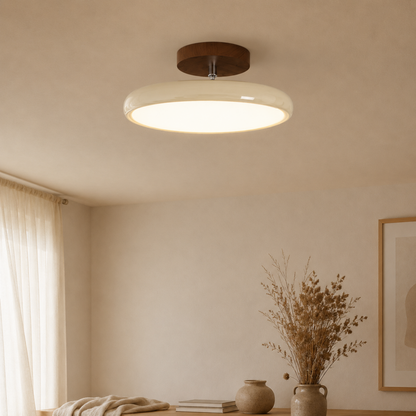 Round Retro LED Vintage Ceiling Light