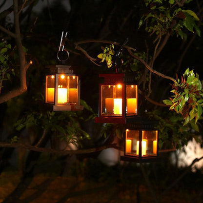 Vintage Solar Powered Outdoor Hanging Or Tabletop Lantern