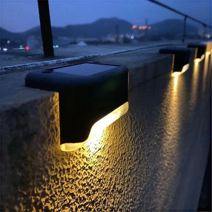 Wireless Solar Garden Wall Lights With Automatic Timer Activation