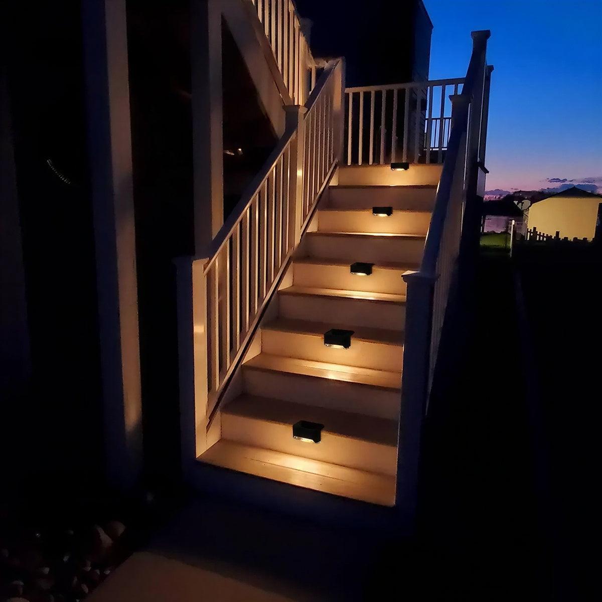 Wireless Solar Garden Wall Lights With Automatic Timer Activation