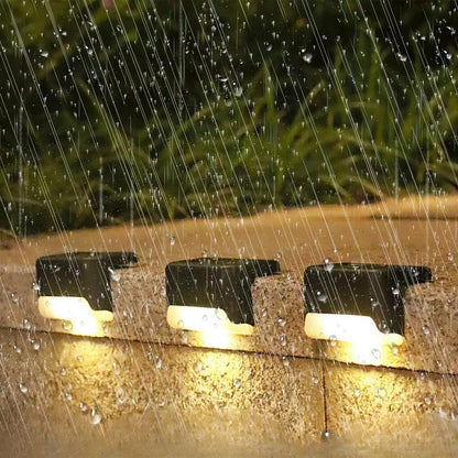 Wireless Solar Garden Wall Lights With Automatic Timer Activation