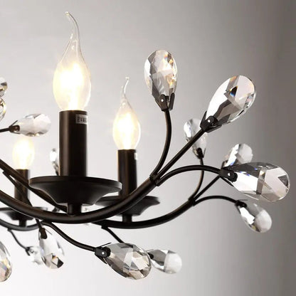 Rustic Wrought Iron Chandeliers 12 Lights