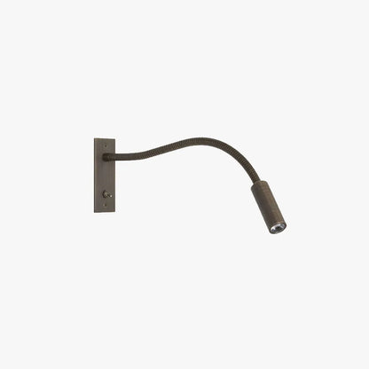 Adjustable Reading Wall Light Bronze Gooseneck Bedside LED Spotlight