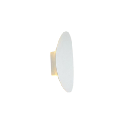 Aluminium Up Down Wall Sconce Compact Indoor Wall Light Oval Or Rectangular