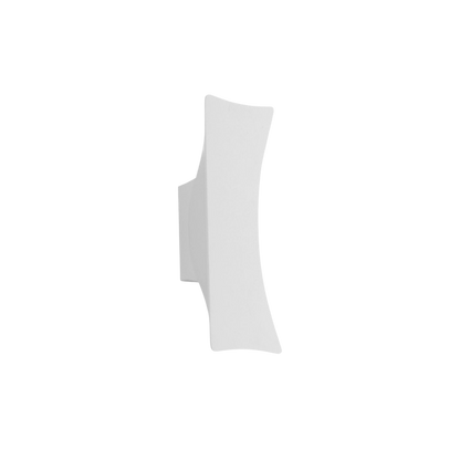 Aluminium Up Down Wall Sconce Compact Indoor Wall Light Oval Or Rectangular