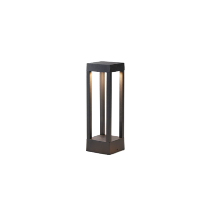 Anthracite Grey LED Outdoor Bollard Light Modern Garden Path Light