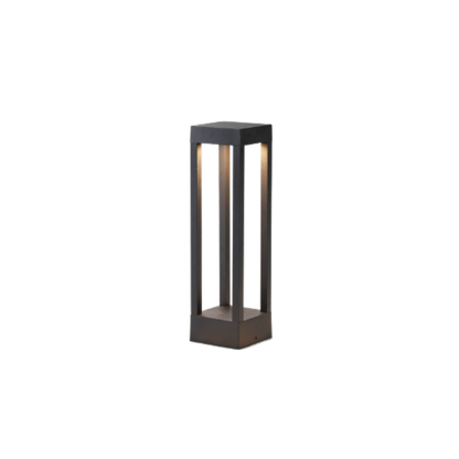 Anthracite Grey LED Outdoor Bollard Light Modern Garden Path Light