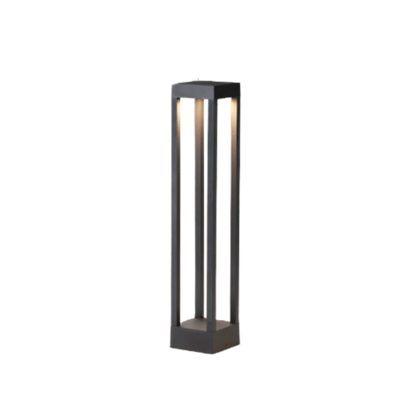 Anthracite Grey LED Outdoor Bollard Light Modern Garden Path Light