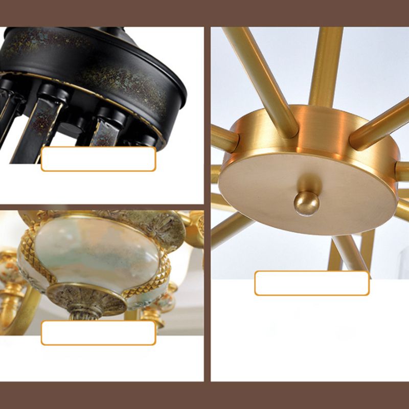 Antique Brass Prismatic Glass Vanity Wall Light Bathroom Wall Sconce One Two Three Light