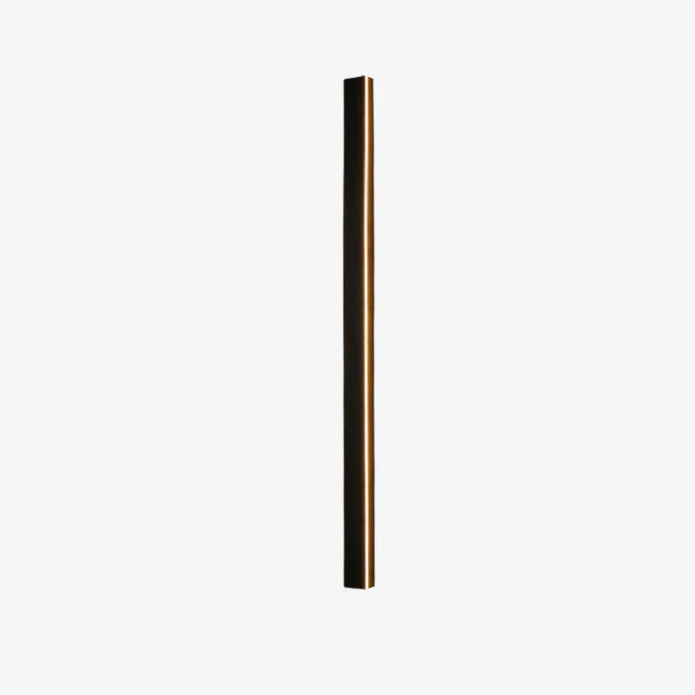 Black Linear LED Outdoor Wall Light Garden Sconce